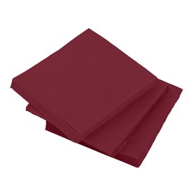 Serwetki Papierowe Micro Dot 20x20cm 2C Bordeaux (100 Sztuk)