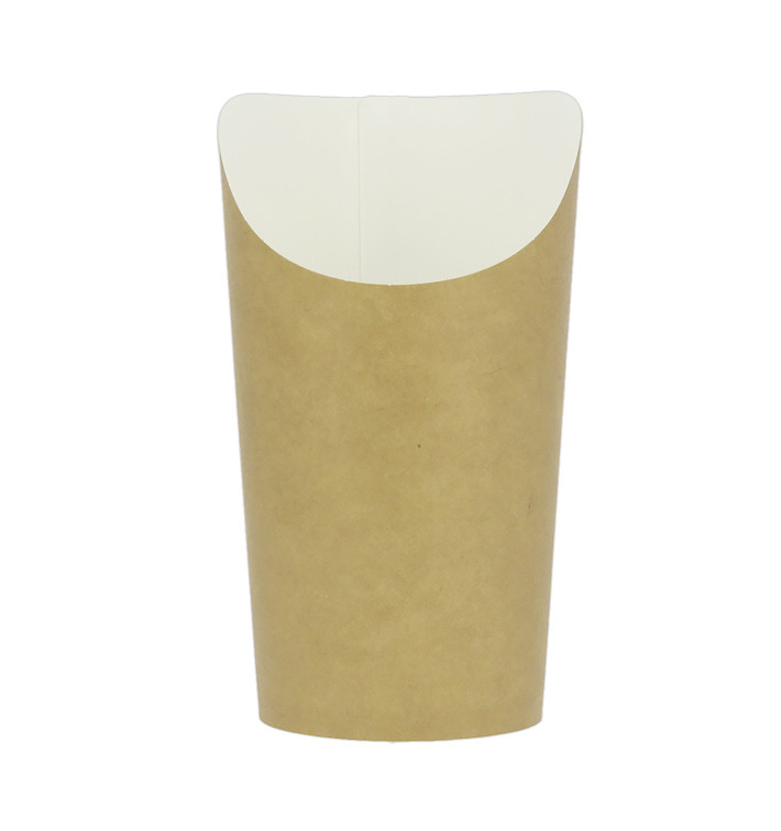 Kubki Kartonowe Kraft na Frytki i Wraps Ø8,1x14cm (1.320 Sztuk) Kubki Kartonowe Kraft na Frytki i Wraps Ø8,1x14cm (1.320 Sztuk)