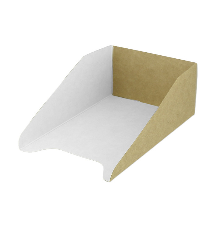 Pojemniki Papierowe na Gofry 16x10cm (800 Sztuk) Pojemniki Papierowe na Gofry 16x10cm (800 Sztuk)