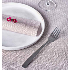 Obrus Papierowy Dekoracje 1x1m "Między Liniami" Brązowy 40g/m² (400 Sztuk)