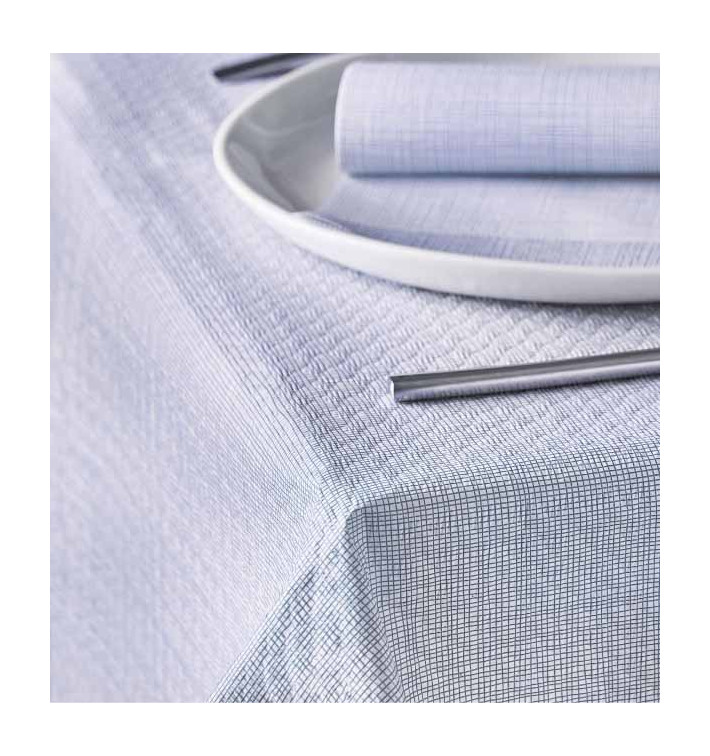 Obrus Papierowy Dekoracje 1,2x1,2m "Między Liniami" Niebieski 40g/m² (300 Sztuk) Obrus Papierowy Dekoracje 1,2x1,2m "Między Liniami" Niebieski 40g/m² (300 Sztuk)