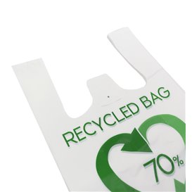 Plastikowa torba na koszulki 70% z Recyklingu 30x40cm 50µm (100 Sztuk)