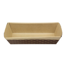 Formy do Pieczenia Kraft 24x8x7cm (240 Sztuk)