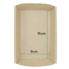 Formy do Pieczenia Kraft 15x9x3,5cm (560 Sztuk)