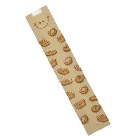 Miski Papierowe Kraft z Okienkiem "Chleby" 10+5x55cm (1.000 Sztuk)