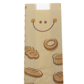 Miski Papierowe Kraft z Okienkiem "Chleby" 10+5x55cm (1.000 Sztuk)