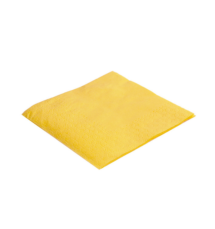 Serwetki Papierowe Koktajl 20x20cm 2C Żółty (6.000 Sztuk) Serwetki Papierowe Koktajl 20x20cm 2C Żółty (6.000 Sztuk)