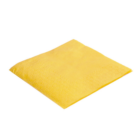 Serwetki Papierowe Koktajl 20x20cm 2C Żółty (100 Sztuk)