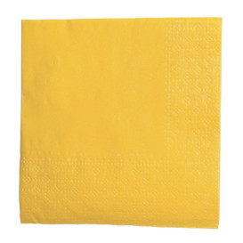 Serwetki Papierowe Koktajl 20x20cm 2C Żółty (6.000 Sztuk)