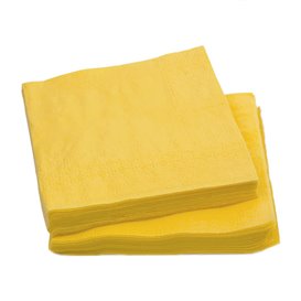 Serwetki Papierowe Koktajl 20x20cm 2C Żółty (100 Sztuk)