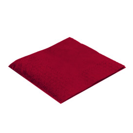 Serwetki Papierowe Koktajl 20x20cm 2C Bordeaux (100 Sztuk)