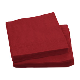 Serwetki Papierowe Koktajl 20x20cm 2C Bordeaux (100 Sztuk)