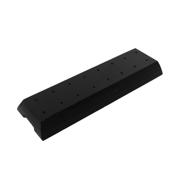 Stojak Bambusowy na Szpikulce do Mięsa Czarni 20x6x2cm (12 Sztuk) Stojak Bambusowy na Szpikulce do Mięsa Czarni 20x6x2cm (12 Sztuk)