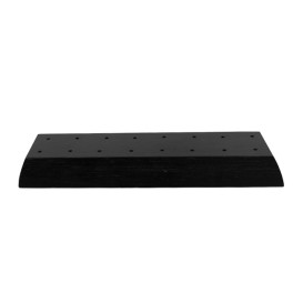 Stojak Bambusowy na Szpikulce do Mięsa Czarni 20x6x2cm (48 Sztuk)