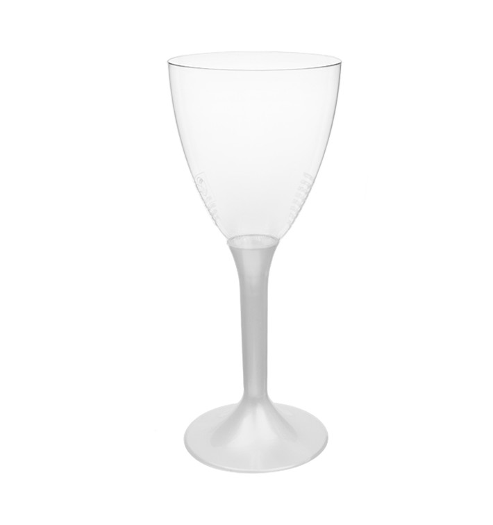 Kieliszki Plastikowe Wino na Podstawie Białe Perełka 180ml 2P (20 Sztuk) Kieliszki Plastikowe Wino na Podstawie Białe Perełka 180ml 2P (20 Sztuk)