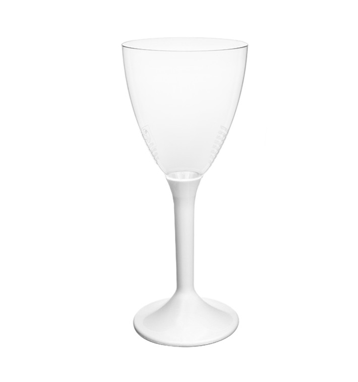 Kieliszki Plastikowe Wino na Podstawie Białe 180ml 2P (20 Sztuk) Kieliszki Plastikowe Wino na Podstawie Białe 180ml 2P (20 Sztuk)