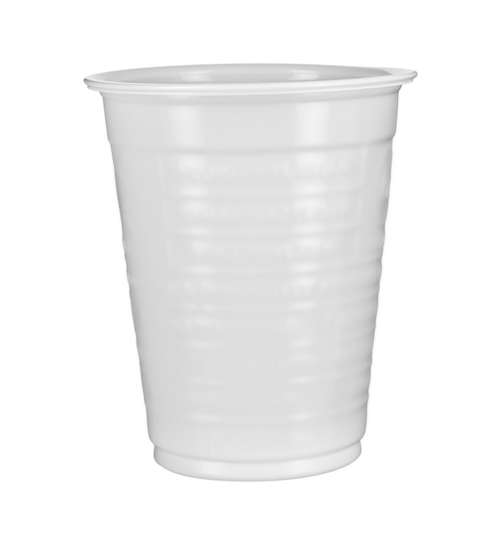 Kubki Plastikowe PS Białe 200ml Ø7,0cm (3.000 Sztuk) Kubki Plastikowe PS Białe 200ml Ø7,0cm (3.000 Sztuk)