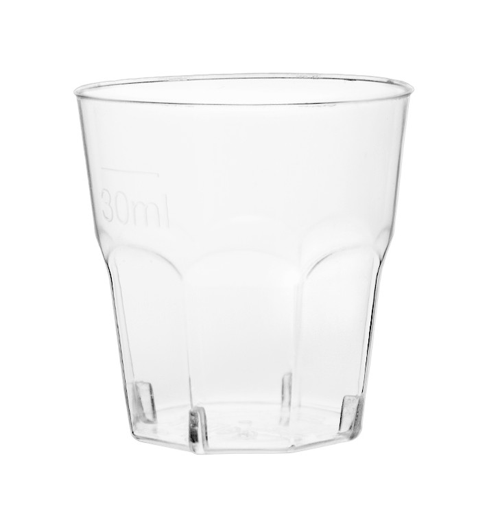 Kubki Plastikowe Kieliszki do Shotów Przezroczyste PS Ø40mm 30ml (2000 Sztuk) Kubki Plastikowe Kieliszki do Shotów Przezroczyste PS Ø40mm 30ml (2000 Sztuk)