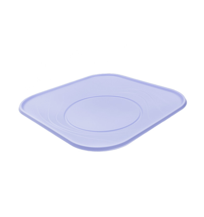Talerz Wielokrotnego Użytku Ekonomiczne PP "X-Table" Fioletowa 23x23cm (120 Sztuk) Talerz Wielokrotnego Użytku Ekonomiczne PP "X-Table" Fioletowa 23x23cm (120 Sztuk)