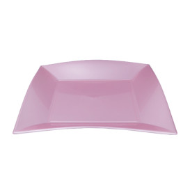 Talerz Plastikowe Płaski Fioletowa Nice Pearl PP 230mm (25 Sztuk)