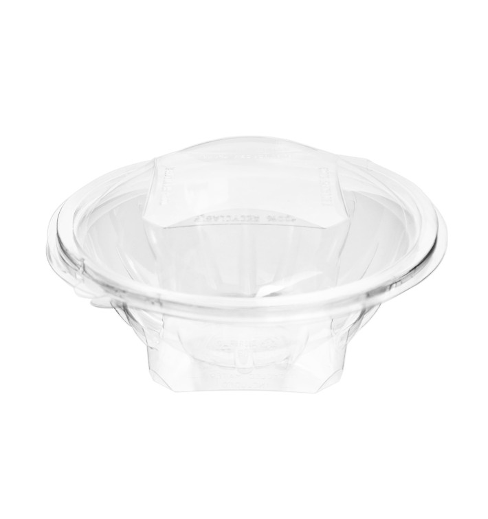 Miski Okrągły Zawiasie APET Przezroczyste 600ml Ø175mm (46 Sztuk) Miski Okrągły Zawiasie APET Przezroczyste 600ml Ø175mm (46 Sztuk)