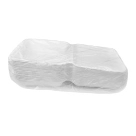 Opakowania MenuBox Trzciny Cukrowej Białe 225x225x75mm (200 Sztuk)