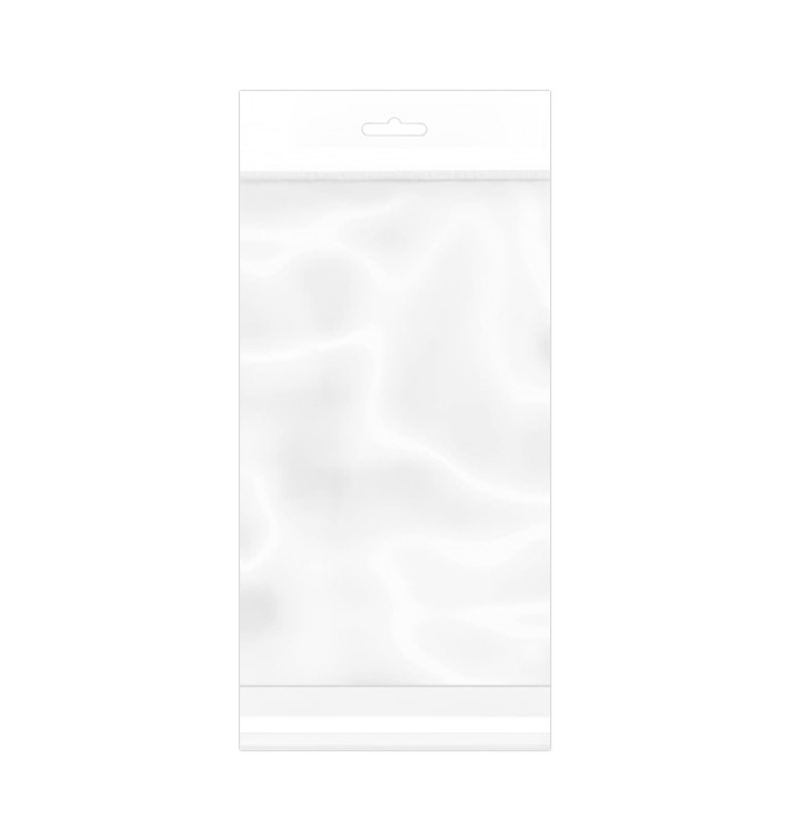 Torby BOPP z Warstwą Klejącą i Zawieszką Euro 16x30cm G160 (100 Sztuk) Torby BOPP z Warstwą Klejącą i Zawieszką Euro 16x30cm G160 (100 Sztuk)