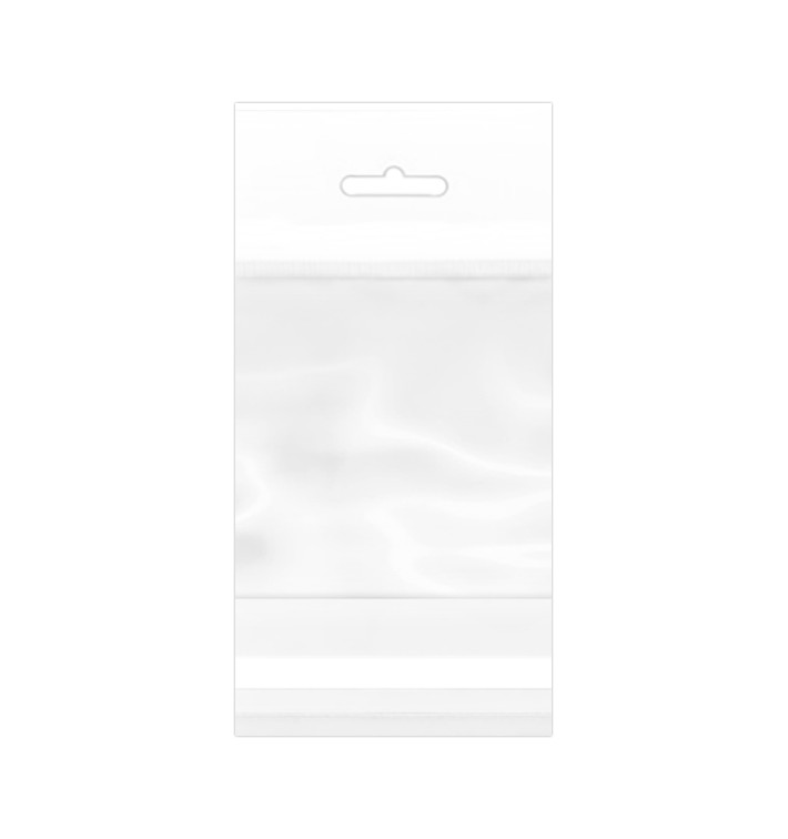 Torby BOPP z Warstwą Klejącą i Zawieszką Euro 7x10cm G160 (1000 Sztuk) Torby BOPP z Warstwą Klejącą i Zawieszką Euro 7x10cm G160 (1000 Sztuk)