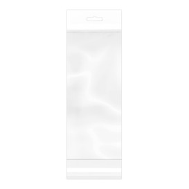 Torby BOPP z Warstwą Klejącą i Zawieszką Euro 10,5x28,5cm G160 (1000 Sztuk)
