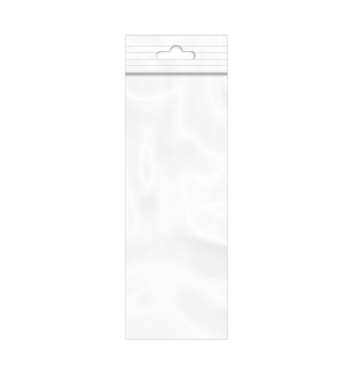 Torby Polietylenowe z AutoZamki i Zawieszką Euro 11,5x33,5cm G200 (100 Sztuk) Torby Polietylenowe z AutoZamki i Zawieszką Euro 11,5x33,5cm G200 (100 Sztuk)