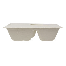 Opakowania Box to Go Trzciny Cukrowej 2C 21x15x5cm 800ml (50 Sztuk)