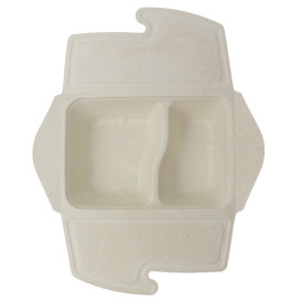 Opakowania Box to Go Trzciny Cukrowej 2C 21x15x5cm 800ml. (75 Sztuk)