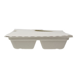 Opakowania Box to Go Trzciny Cukrowej 3C 21x21x4cm 900ml (100 Sztuk)