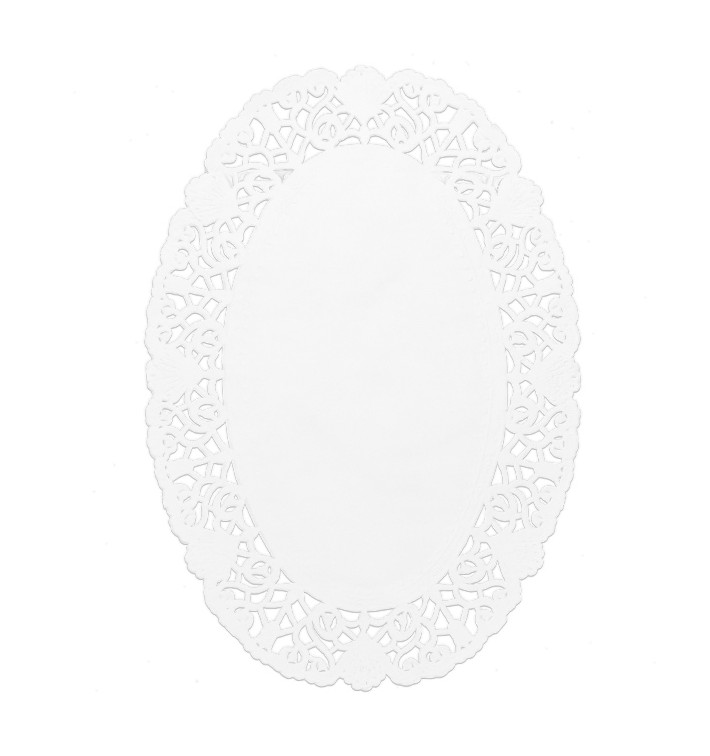 Serwetki Papierowe Ozdobne Oval Białe "Litos" 18x25cm (250 Sztuk) Serwetki Papierowe Ozdobne Oval Białe "Litos" 18x25cm (250 Sztuk)