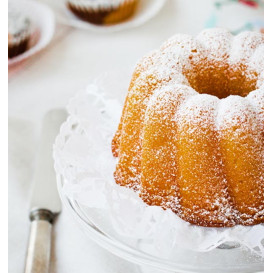 Serwetki Papierowe Ozdobne Białe "Litos" Ø140mm (250 Sztuk)