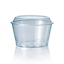 Miski Plastikowe PS Szkło 300 ml Ø11cm (100 Sztuk)