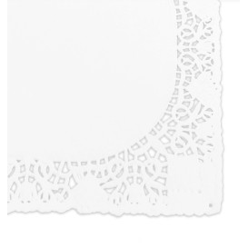 Serwetki Ozdobne Białe "Litos" 20x30cm (250 Sztuk)