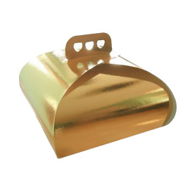 Pudełka Kartonowe na Ciastos Złote Lasso 30,5x30,5x14 cm (50 Sztuk)