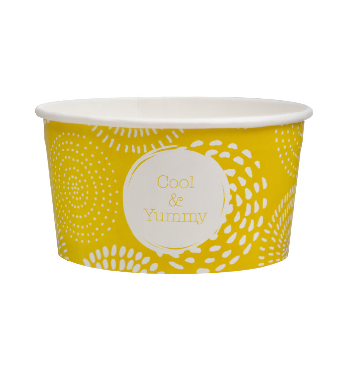 Miseczka Papierowa na Lodi 5oz/140ml "Cool&Yummy" (50 Sztuk) Miseczka Papierowa na Lodi 5oz/140ml "Cool&Yummy" (50 Sztuk)