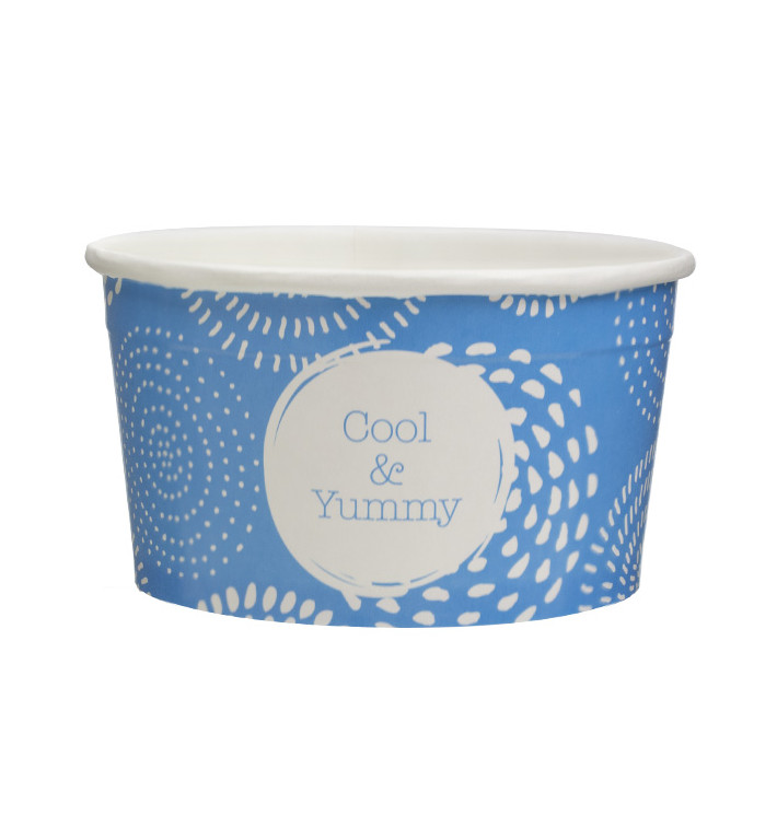 Miseczka Papierowa na Lodi 6oz/175ml "Cool&Yummy" (50 Sztuk) Miseczka Papierowa na Lodi 6oz/175ml "Cool&Yummy" (50 Sztuk)