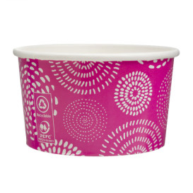 Miseczka Papierowa na Lodi 6,5oz/195ml "Cool&Yummy" (45 Sztuk)