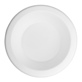 Miski Klasyczne Trzciny Cukrowej Bagasse Białe 470ml (50 Sztuk)