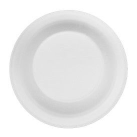 Miski Klasyczne Trzciny Cukrowej Bagasse Białe 470ml (50 Sztuk)