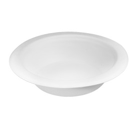 Miski Klasyczne Trzciny Cukrowej Bagasse Białe 470ml (1.000 Sztuk)