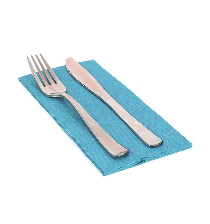 Serwetki Papierowe 1/8 Turkusowe 2 Warstwy 40x40cm (50 Sztuk) Serwetki Papierowe 1/8 Turkusowe 2 Warstwy 40x40cm (50 Sztuk)