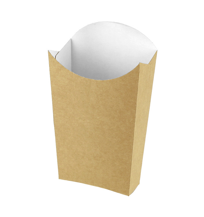 Pudełka Kraft na Frytki Duży 8,2x3,3x14,9cm (25 Sztuk) Pudełka Kraft na Frytki Duży 8,2x3,3x14,9cm (25 Sztuk)