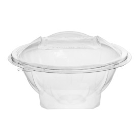 Miski Okrągły Zawiasie APET Przezroczyste 500ml Ø156mm (50 Sztuk)