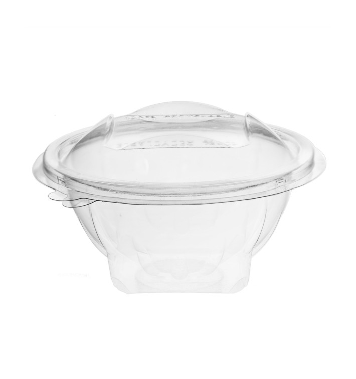 Miski Okrągły Zawiasie APET Przezroczyste 250ml Ø120mm (60 Sztuk) Miski Okrągły Zawiasie APET Przezroczyste 250ml Ø120mm (60 Sztuk)