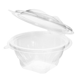 Miski Okrągły Zawiasie APET Przezroczyste 250ml Ø120mm (360 Sztuk)