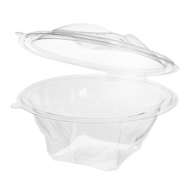 Miski Okrągły Zawiasie APET Przezroczyste 500ml Ø156mm (50 Sztuk)